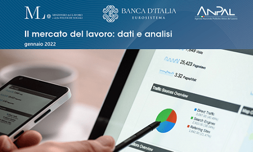 immagine Il mercato del lavoro: dati e analisi. Online la nuova nota di gennaio 2022 